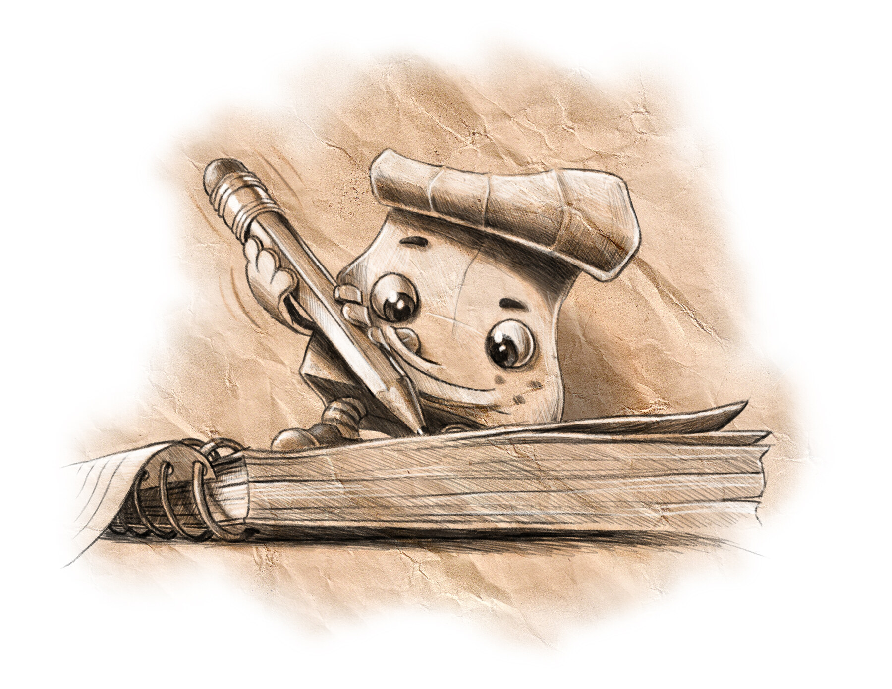Nottle children's book illustration